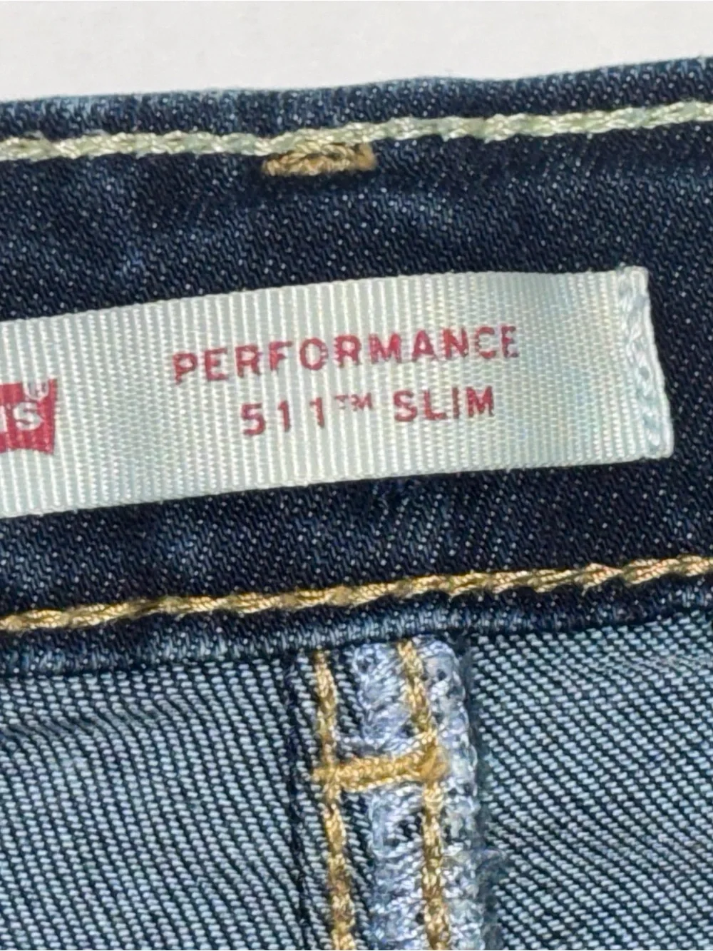 Levi's 511 Boys Slim Fit Dark Wash Blue Denim Jeans 7 REG
